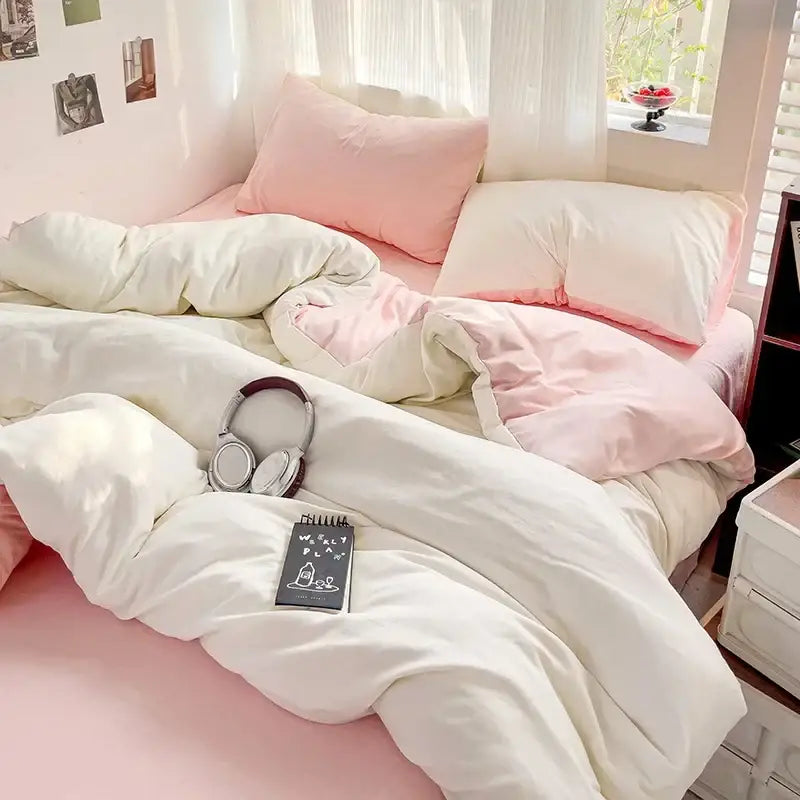 DecorBites™ Luxurious 4-Piece Cotton Bedding Set