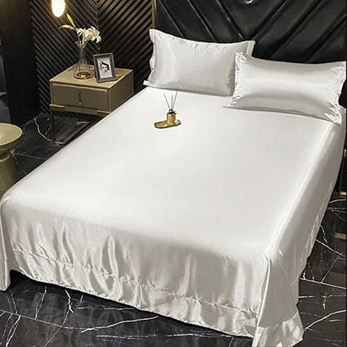 DecorBites™ Luxurious Mulberry Silk Bedding Set for King or Queen Size