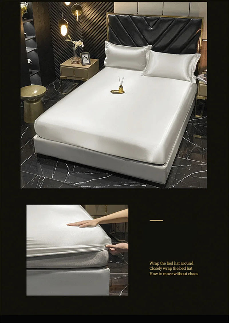 DecorBites™ Luxurious Mulberry Silk Bedding Set King/Queen Size