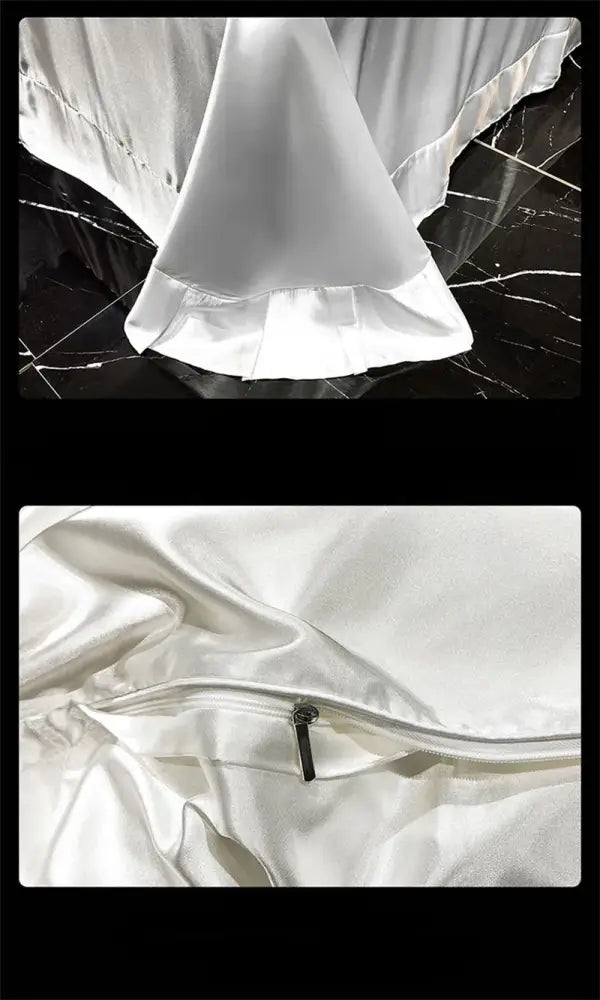 DecorBites™ Luxurious Mulberry Silk Bedding Set with Sheets
