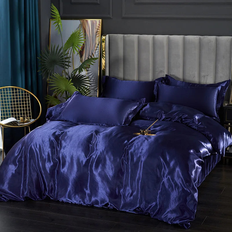 DecorBites™ Luxurious Silk Bedding Set - Multiple Sizes