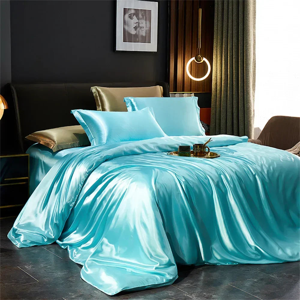 DecorBites™ Luxurious Silk Bedding Set - Multiple Sizes
