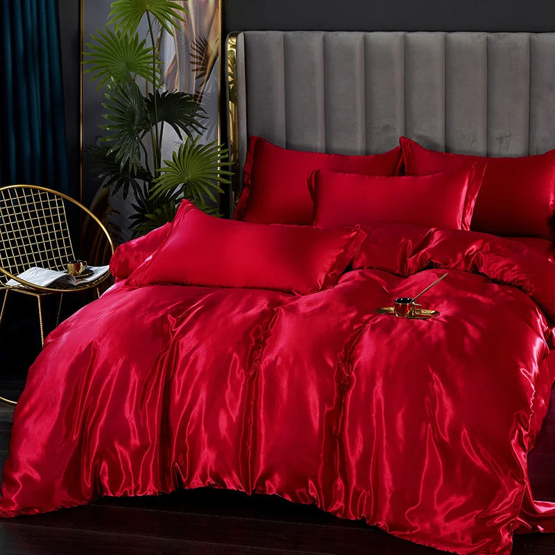 DecorBites™ Luxurious Silk Bedding Set - Multiple Sizes