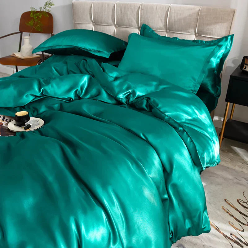 DecorBites™ Luxurious Silk Bedding Set - Multiple Sizes