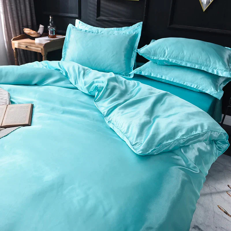 DecorBites™ Luxurious Silk Bedding Set - Multiple Sizes