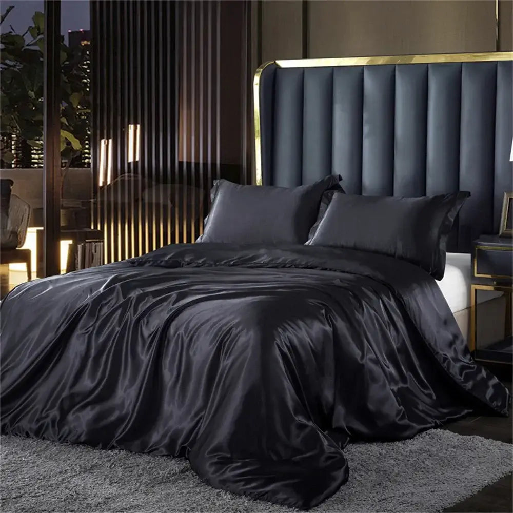 DecorBites™ Luxurious Silk Bedding Set - Multiple Sizes