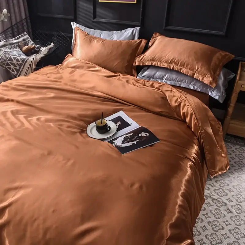 DecorBites™ Luxurious Silk Bedding Set - Multiple Sizes