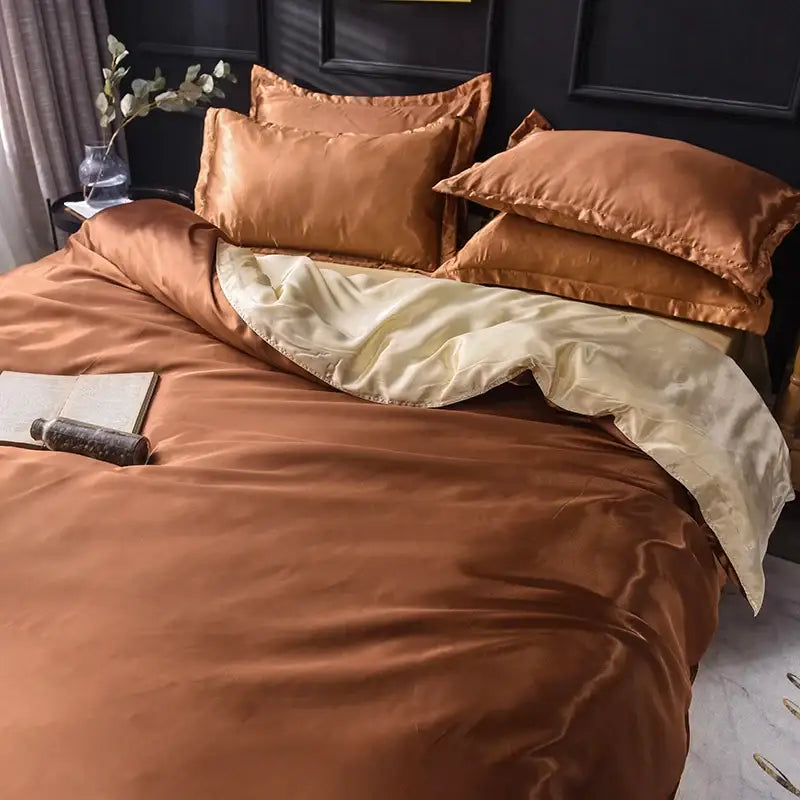 DecorBites™ Luxurious Silk Bedding Set - Multiple Sizes
