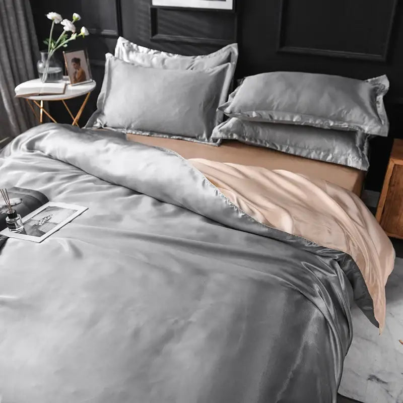 DecorBites™ Luxurious Silk Bedding Set - Multiple Sizes
