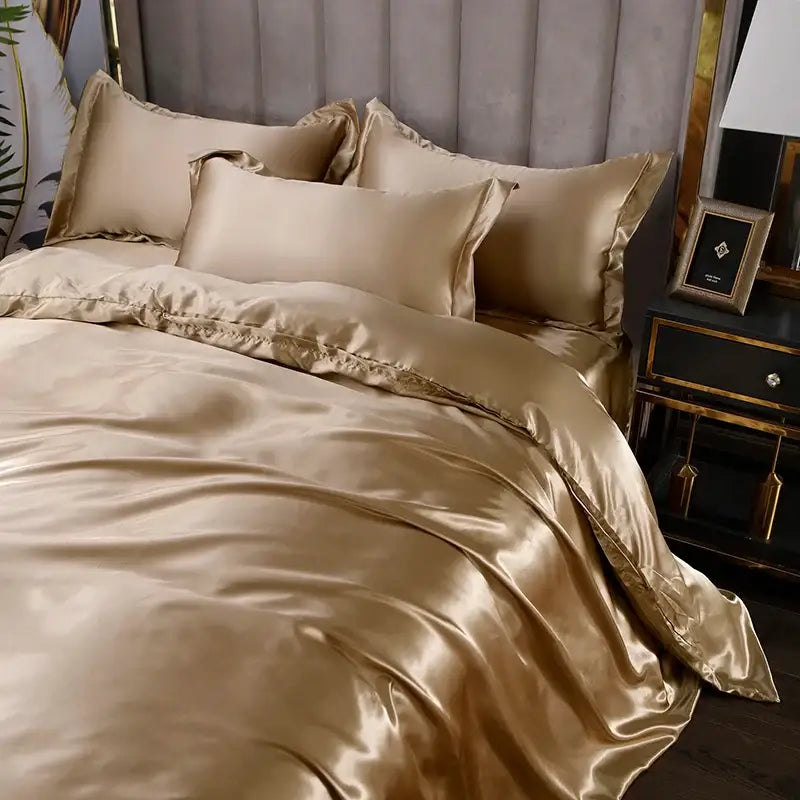 DecorBites™ Luxurious Silk Bedding Set - Multiple Sizes