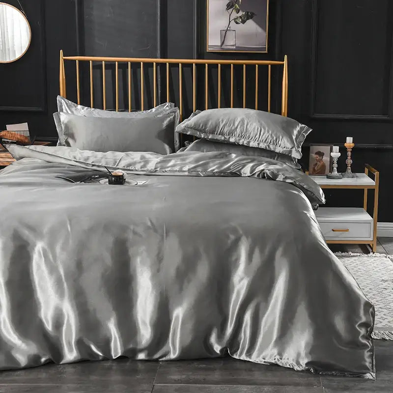 DecorBites™ Luxurious Silk Bedding Set - Multiple Sizes