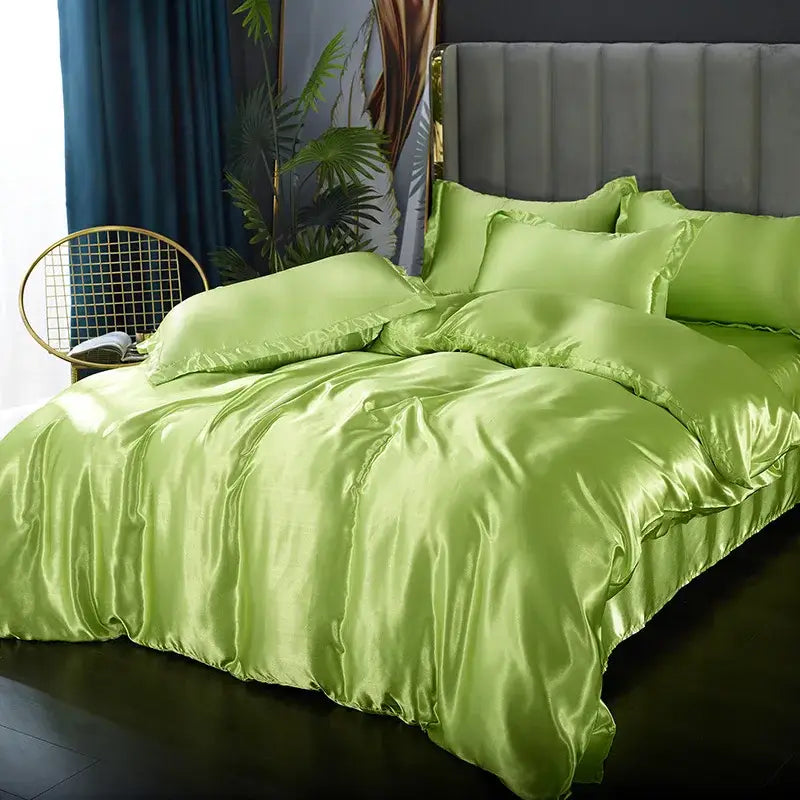 DecorBites™ Luxurious Silk Bedding Set - Multiple Sizes