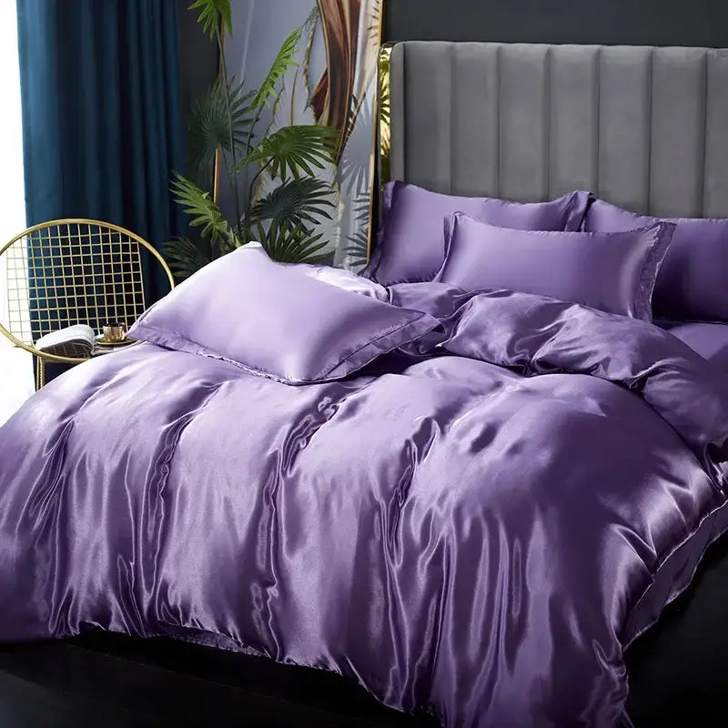 DecorBites™ Luxurious Silk Bedding Set - Multiple Sizes