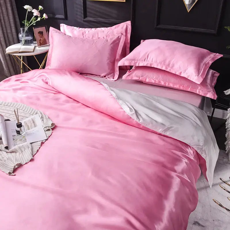 DecorBites™ Luxurious Silk Bedding Set - Multiple Sizes