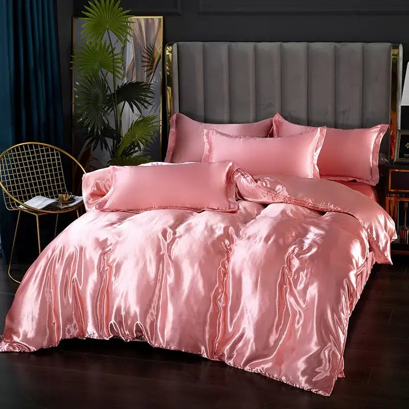 DecorBites™ Luxurious Silk Bedding Set - Multiple Sizes