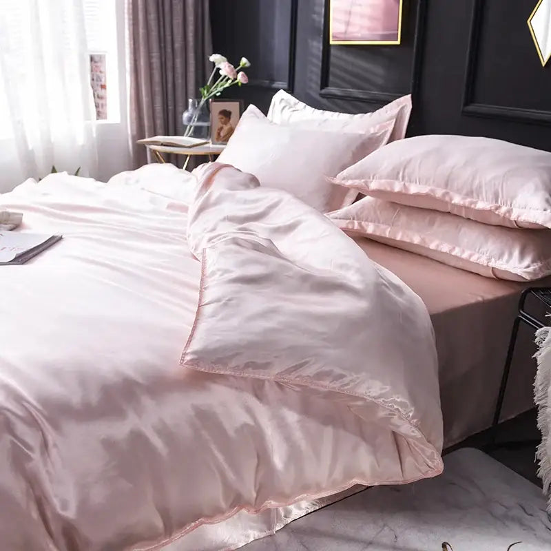 DecorBites™ Luxurious Silk Bedding Set - Multiple Sizes