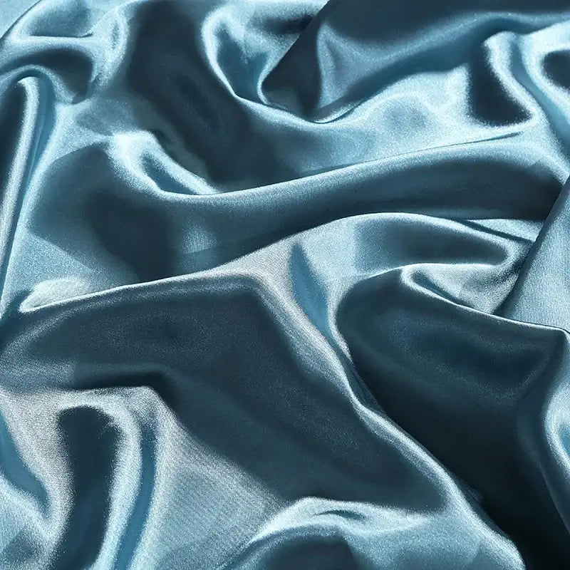 DecorBites™ Luxurious Silk Bedding Set - Solid Color