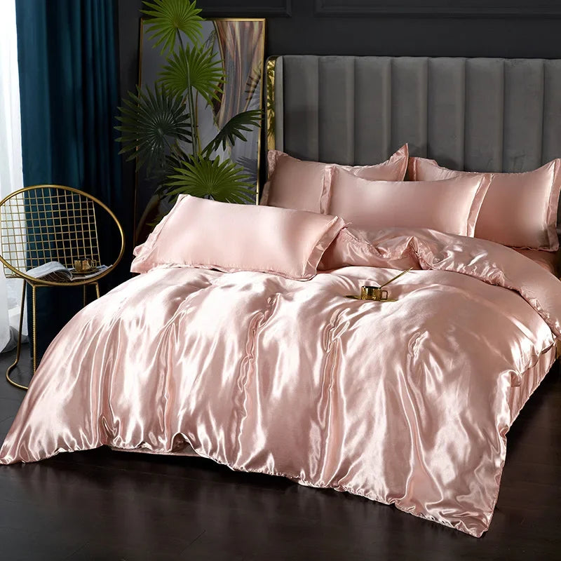 DecorBites™ Luxurious Silk Bedding Set - Various Sizes