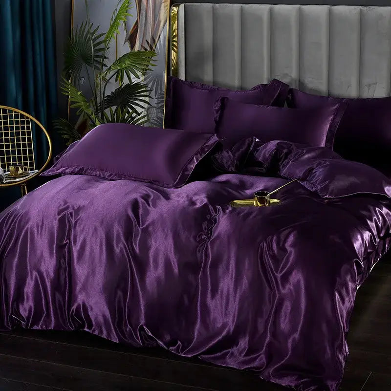 DecorBites™ Luxurious Silk Bedding Set - Various Sizes