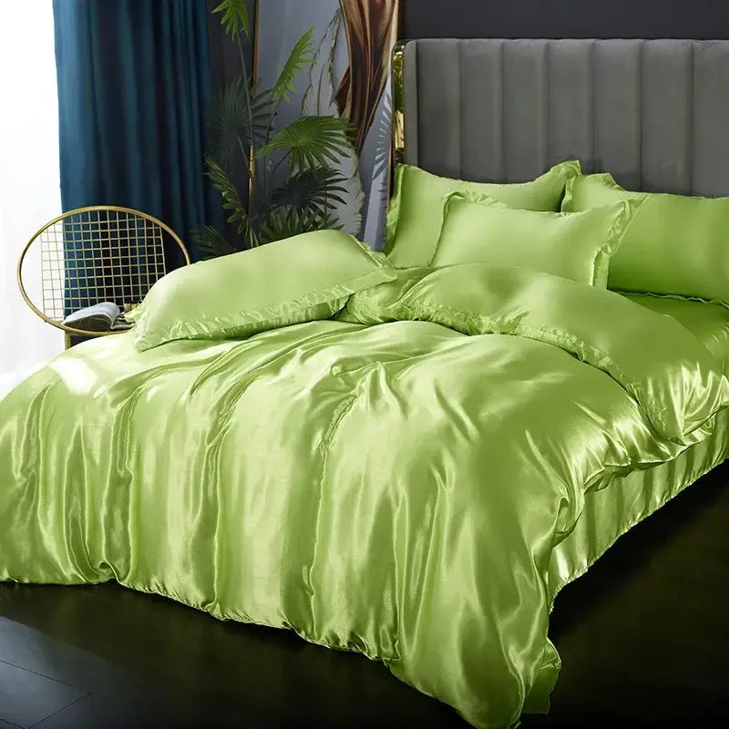 DecorBites™ Luxurious Silk Bedding Set - Various Sizes