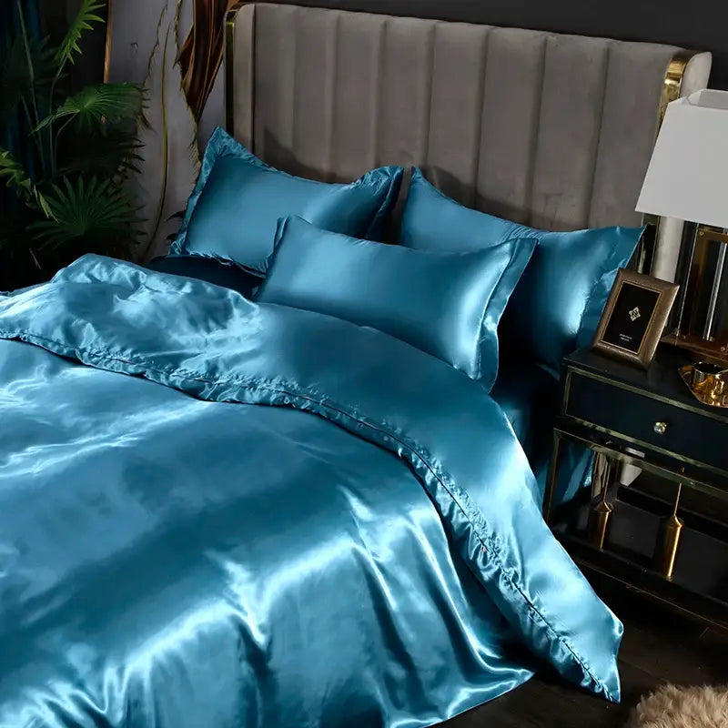 DecorBites™ Luxurious Silk Bedding Set - Various Sizes