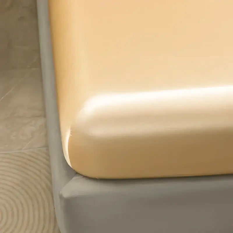 DecorBites™ Luxurious Solid Color Satin Bedding Set