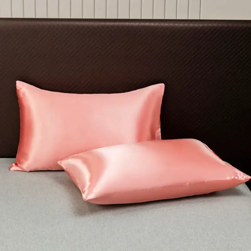 DecorBites™ Luxurious Solid Color Satin Bedding Set