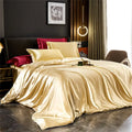 DecorBites™ Luxurious Solid Silk Bedding Set - Various Sizes