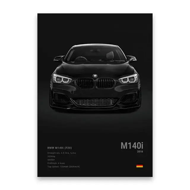 DecorBites™ Luxury Car Canvas Print Wall Art