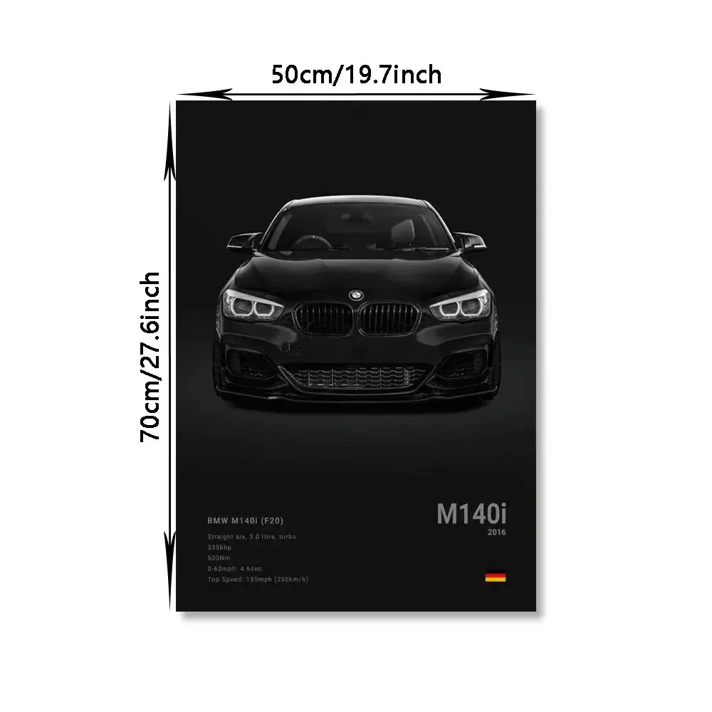 DecorBites™ Luxury Car Canvas Print Wall Art