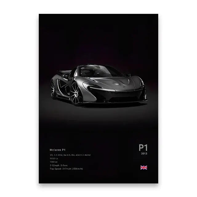 DecorBites™ Luxury Car Canvas Wall Art Decor