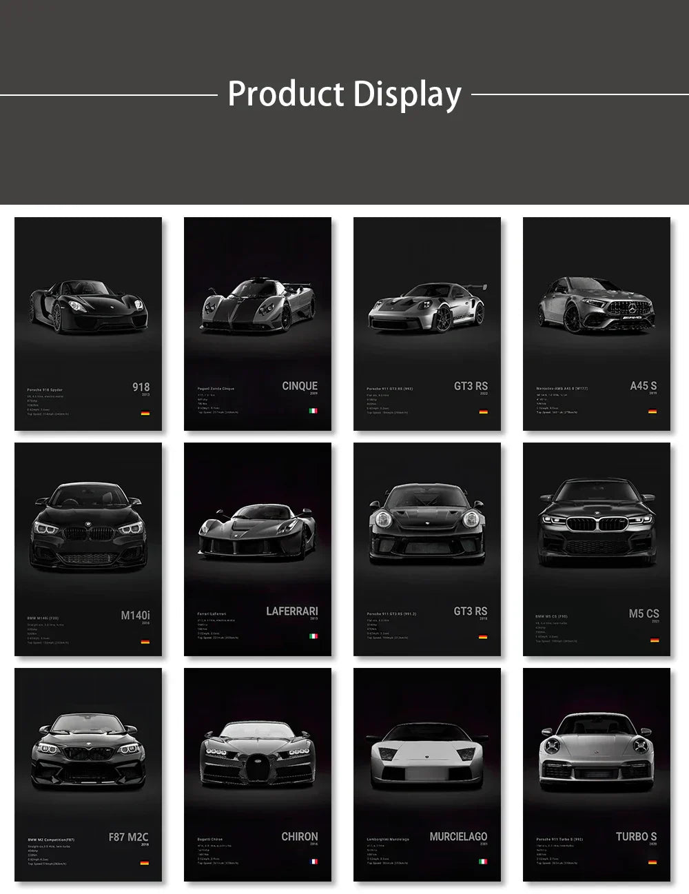 DecorBites™ Luxury Car Canvas Wall Art Print - Modern Home Decor