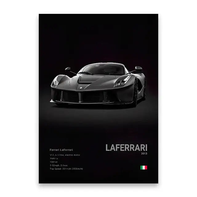 DecorBites™ Luxury Cars Canvas Wall Art Print