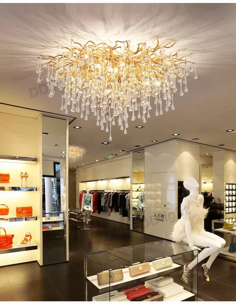 DecorBites™ Luxury Crystal Chandelier for Home Decor