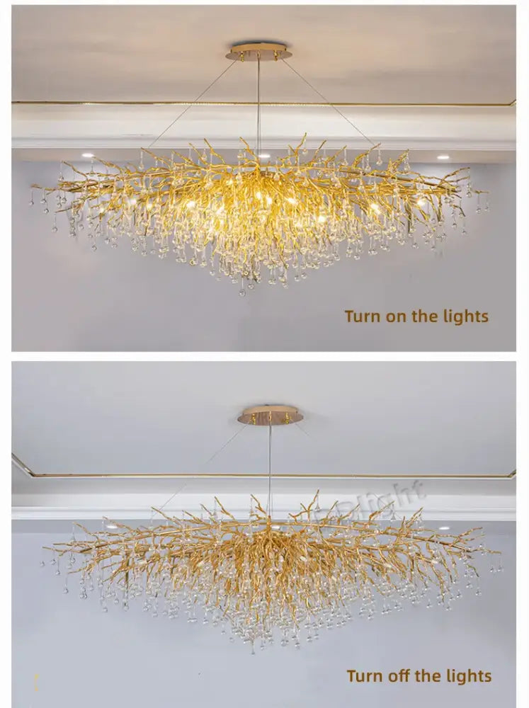 DecorBites™ Luxury Crystal Chandelier for Home Decor