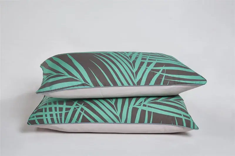 DecorBites™ Luxury Egyptian Cotton Bedding Set - Flamingo Leaf Pattern