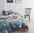 DecorBites™ Luxury Egyptian Cotton Bedding Set - Flamingo Leaf
