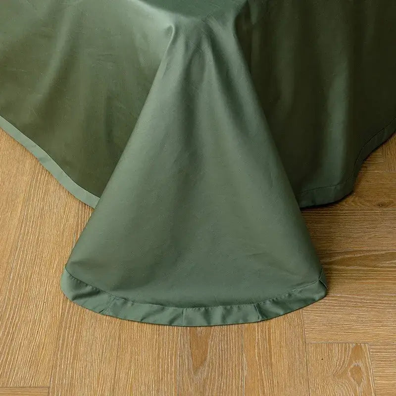 DecorBites™ Luxury Egyptian Cotton Bedding Set - Flamingo Leaf Theme