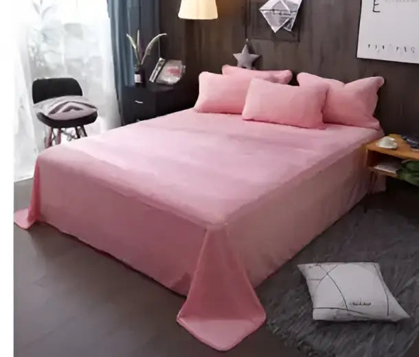 DecorBites™ Luxury Egyptian Cotton Bedding Set with Flamingo Leaf Pattern