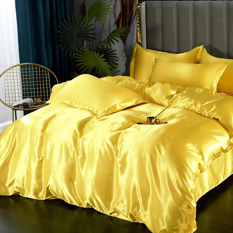 DecorBites™ Luxury Silk Bedding Set - Multiple Sizes