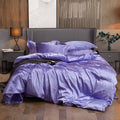 DecorBites™ Luxury Solid Color Bedding Set - Twin/King/Queen