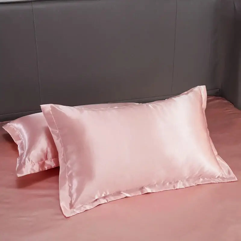 DecorBites™ Luxury Solid Color Satin Bedding Set - Twin/Queen/King
