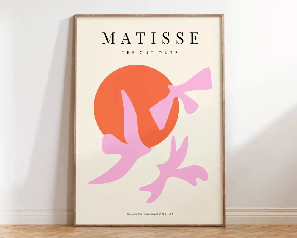 DecorBites™ Matisse Botanical Flower Poster Collection