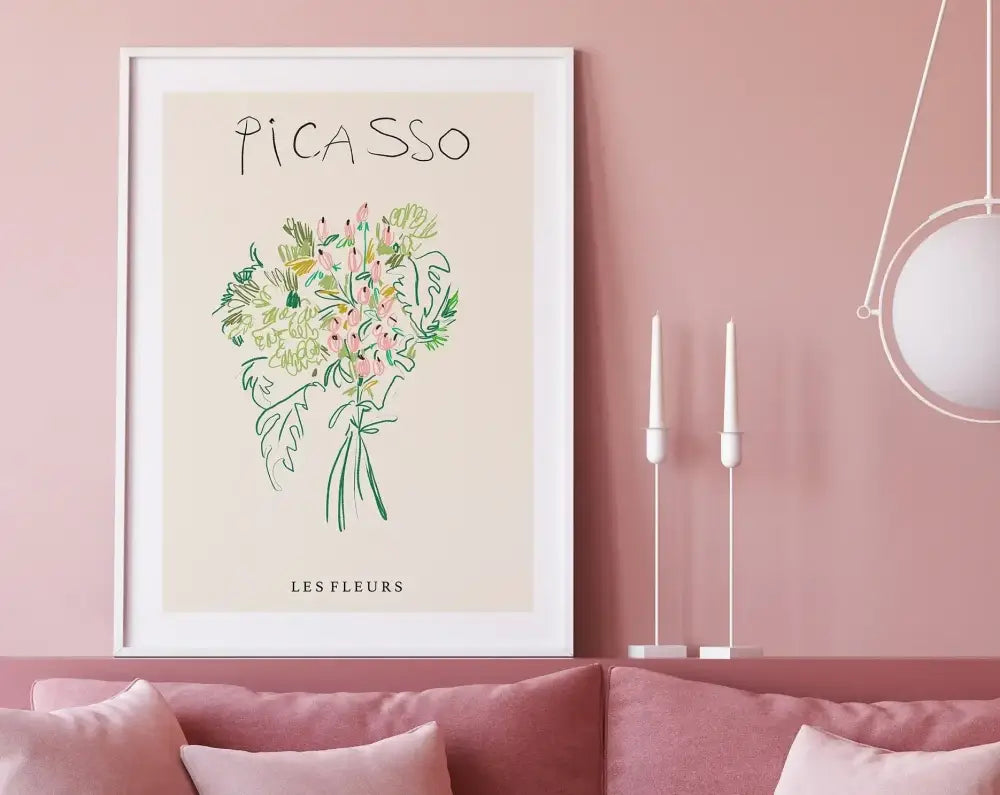 DecorBites™ Matisse Floral Art Prints - Botanical Collection