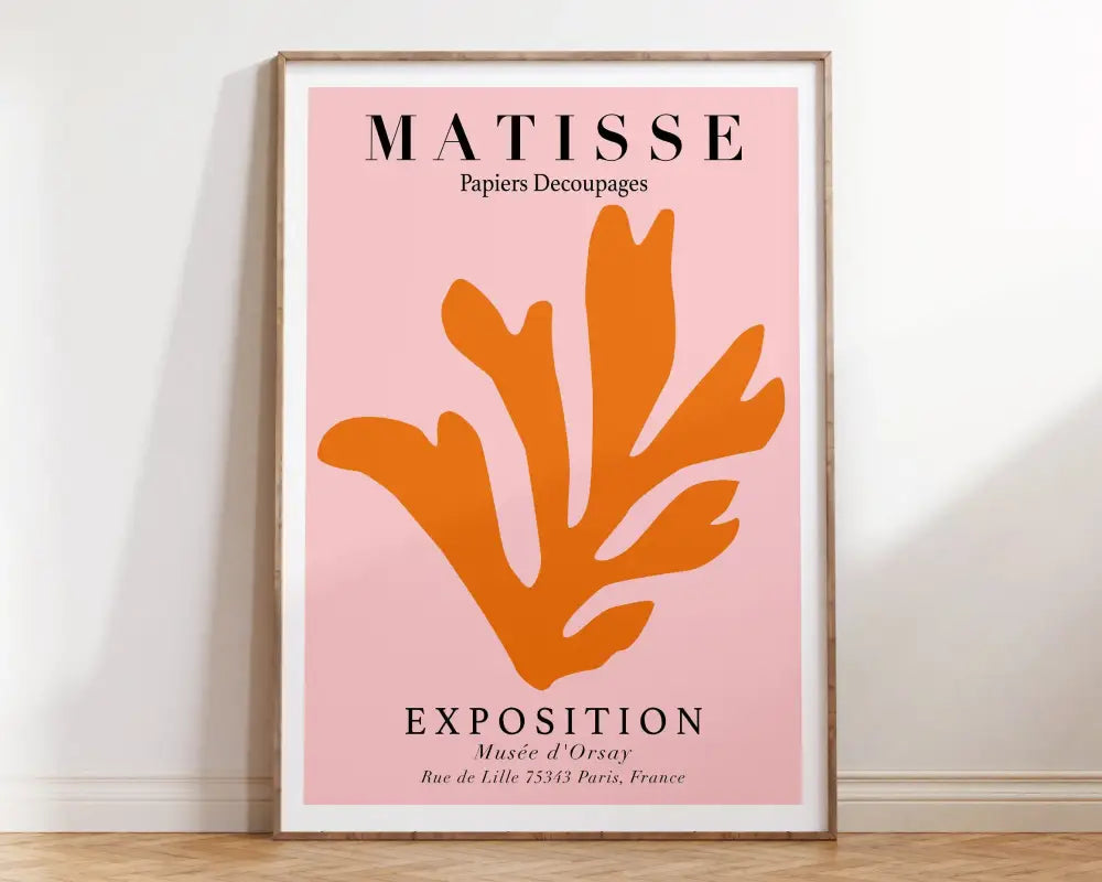 DecorBites™ Matisse Floral Art Prints - Botanical Collection