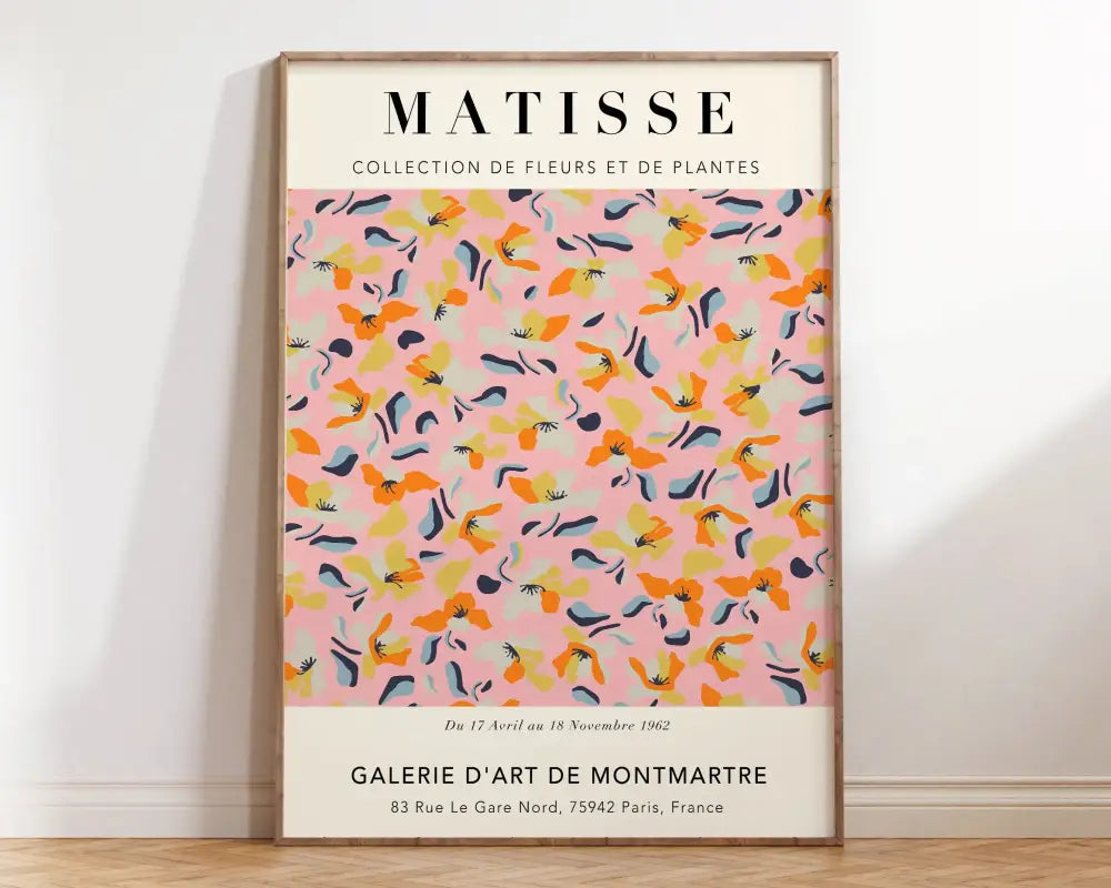 DecorBites™ Matisse Floral Art Prints - Botanical Collection