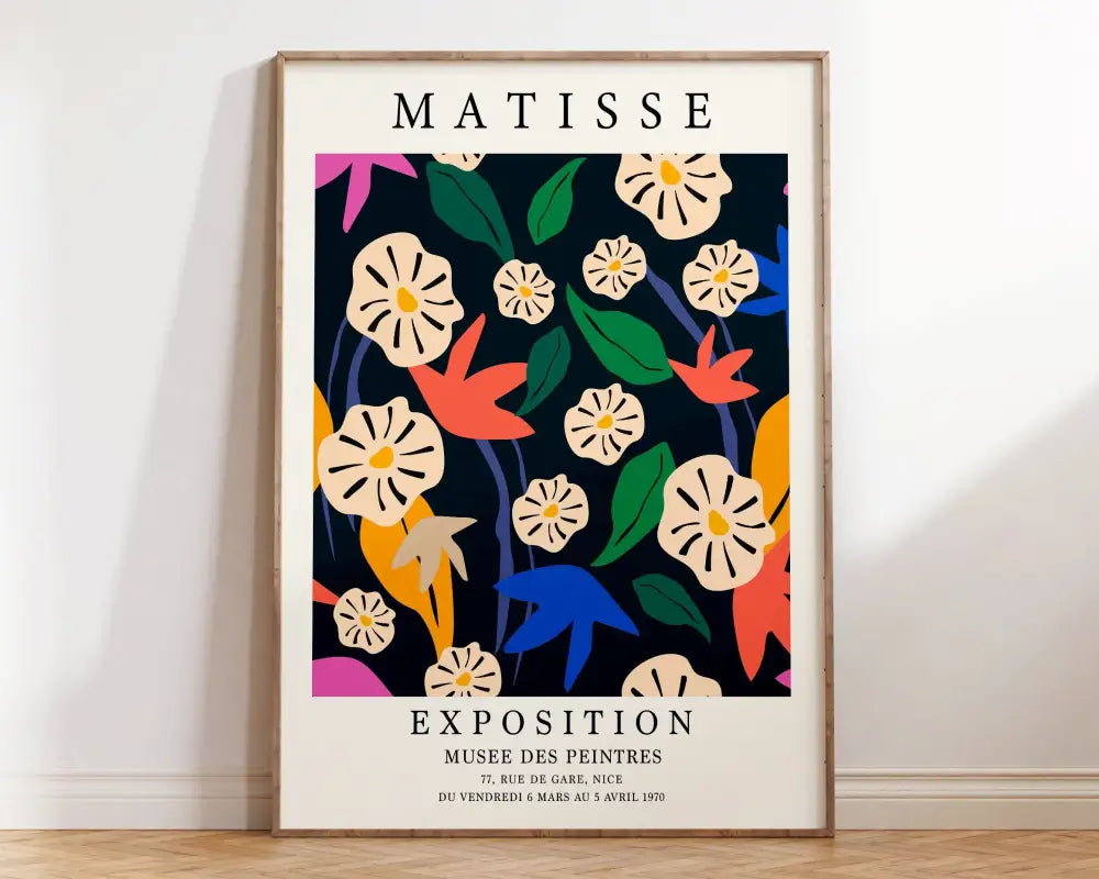 DecorBites™ Matisse Floral Canvas Prints - Botanical Cutouts
