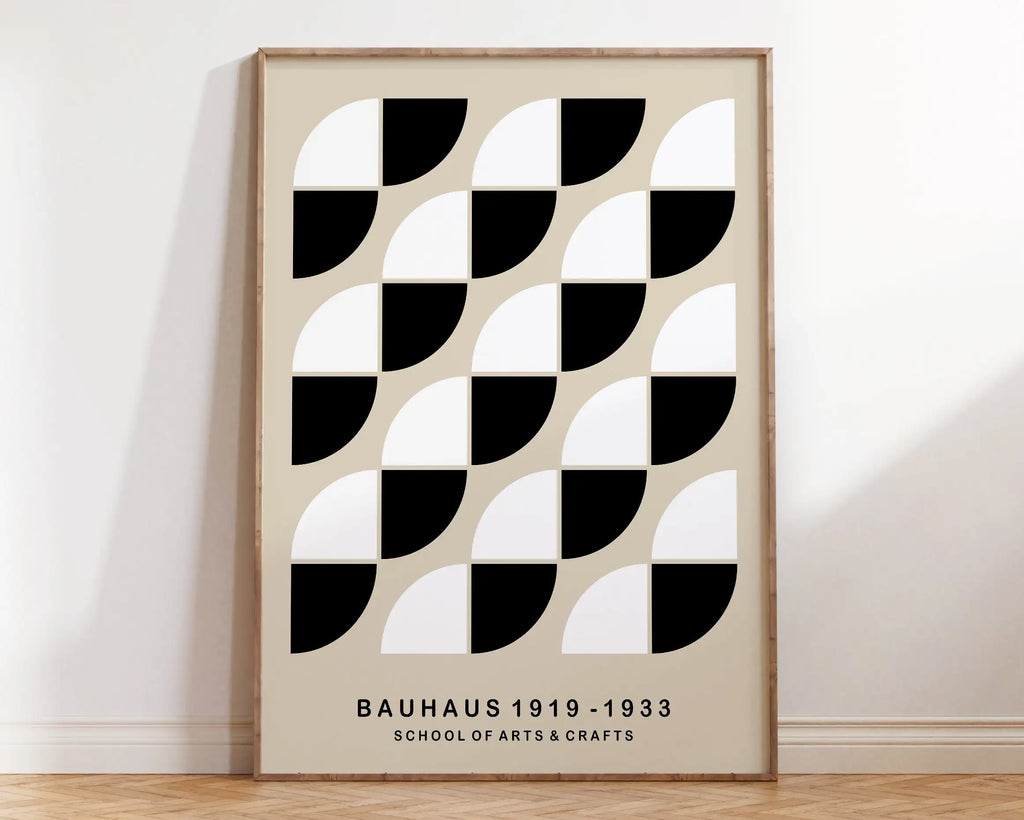 DecorBites™ Mid Century Geometric Art Canvas Print