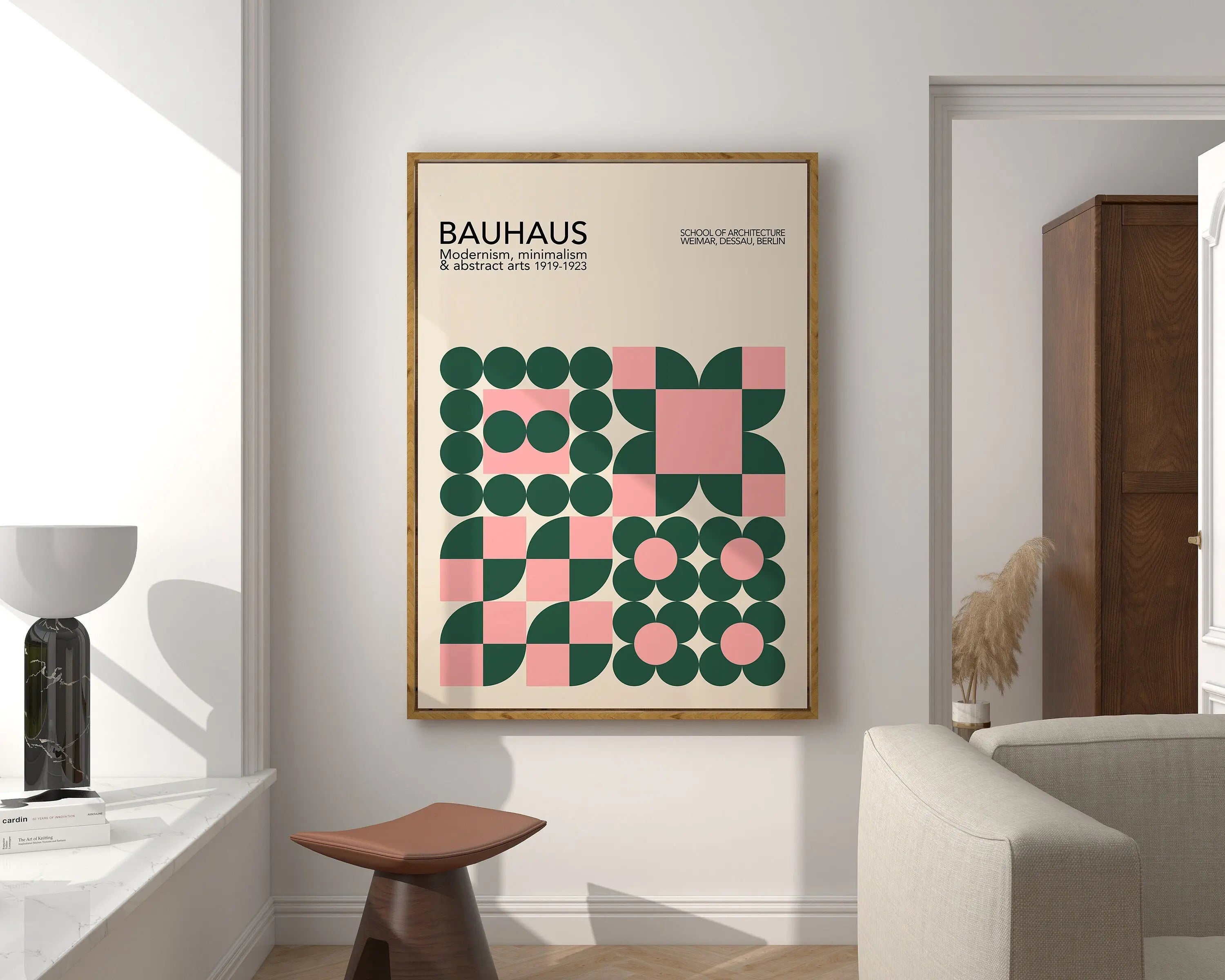 DecorBites™ Mid Century Geometric Canvas Prints for Home