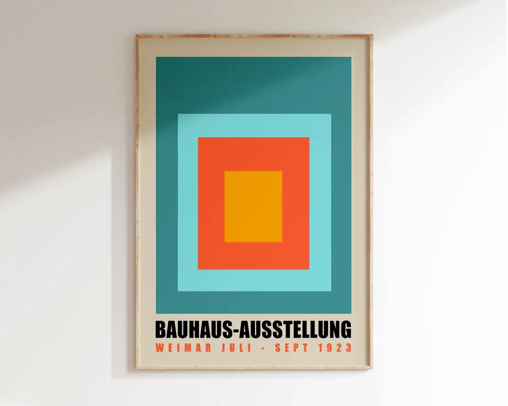 DecorBites™ Mid Century Geometric Canvas Wall Art